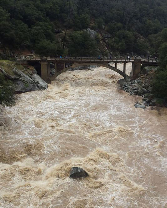 yuba river in winter